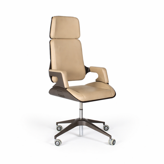 Interstuhl Silver 191S Leder beige
