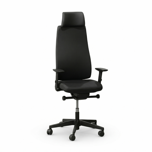 Interstuhl AIMis1 schwarz mit Kopfstütze