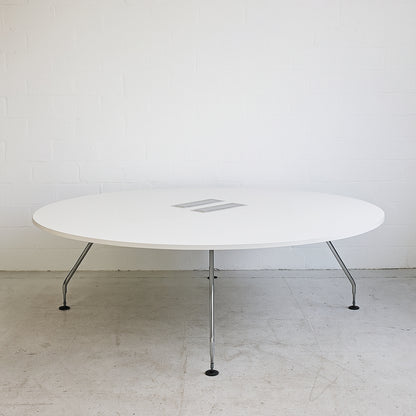Vitra Ad Hoc Konferenztisch rund 175cm weiß