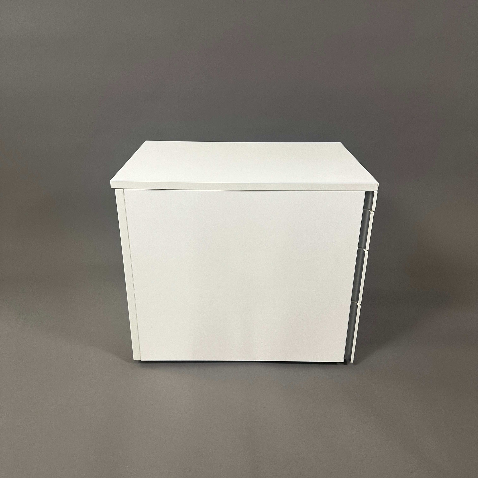 Kinnarps Rollcontainer weiß, abschließbar mit 4 Schubladen, Maße 52x42x60 cm