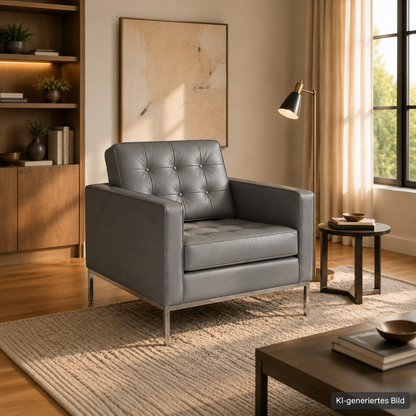 Knoll International Florence Knoll Sessel Venezia Leder