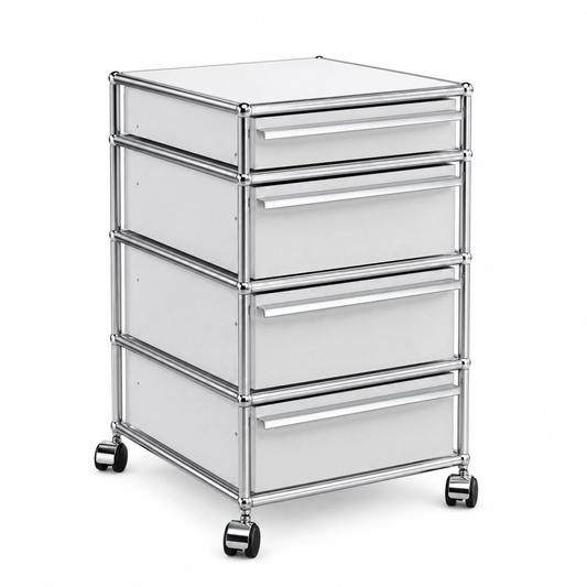 USM Haller Rollcontainer 4 Schubladen lichtgrau