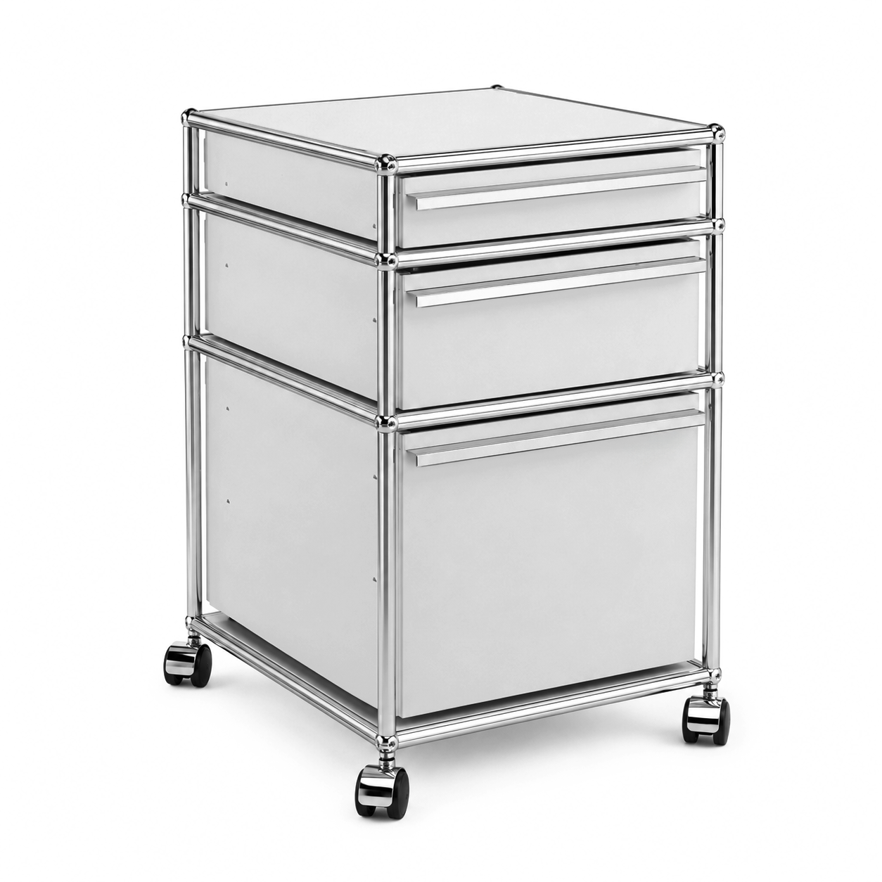 USM Haller Rollcontainer 3 Schubladen lichtgrau