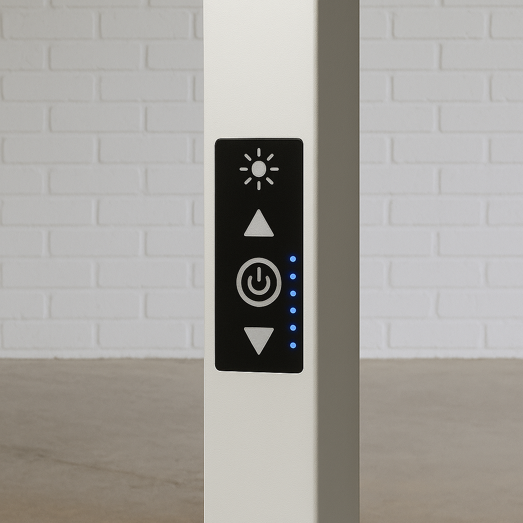 Lenorad LED Stehlampe weiß [SONDERPOSTEN NEUWARE]