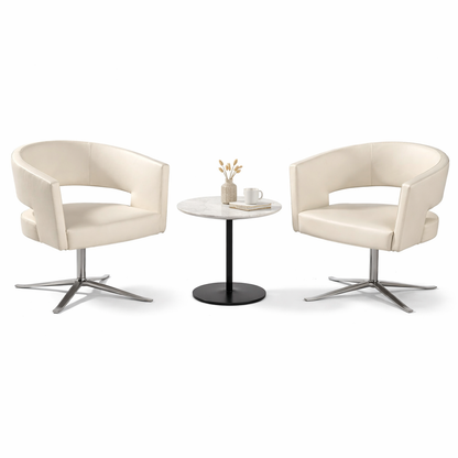 Montis Turner Sessel Leder hellbeige [AKTION -500€]