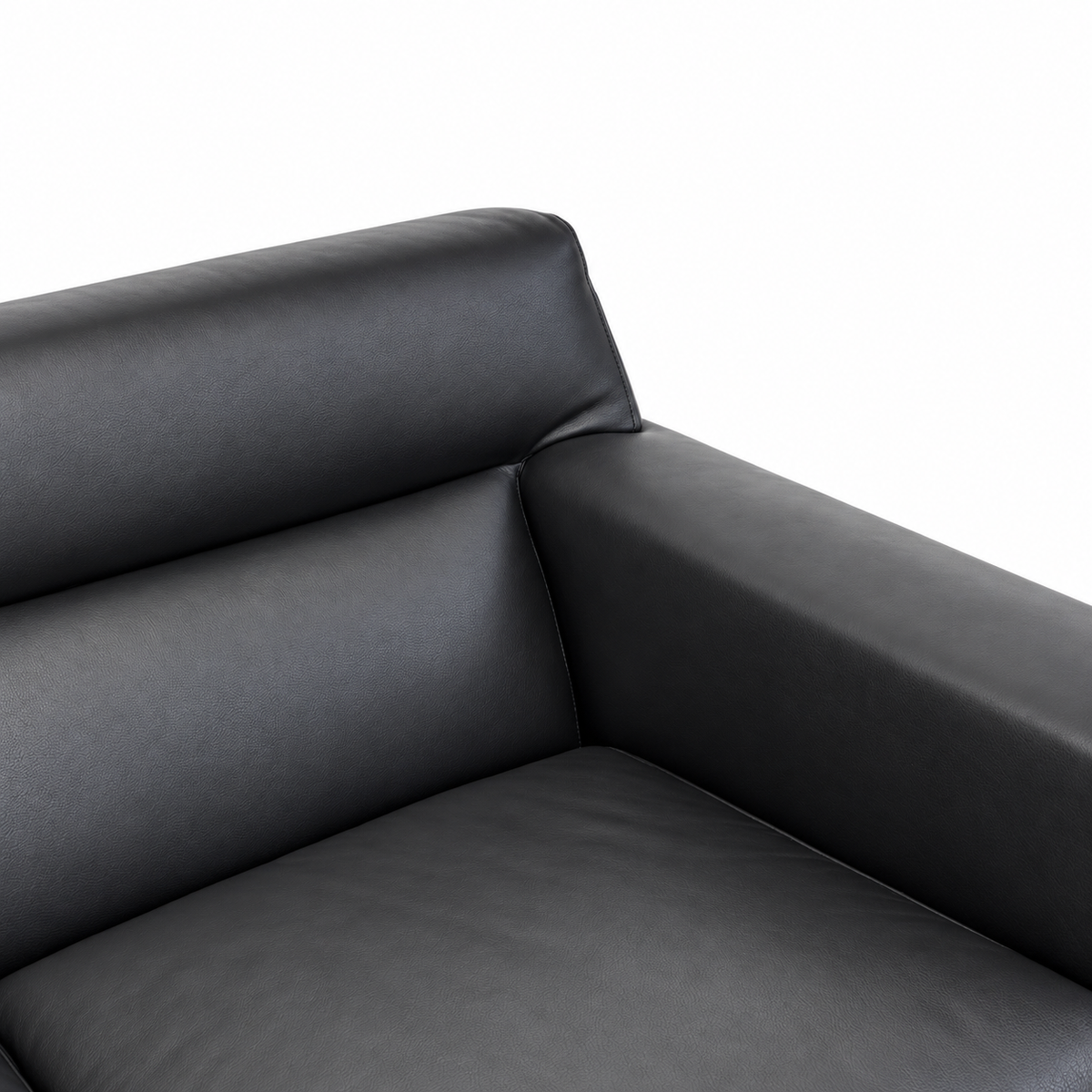 Moroso Sessel Steel Leder schwarz