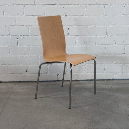 Hiller Objektmöbel Stapelstuhl Aticon Buche