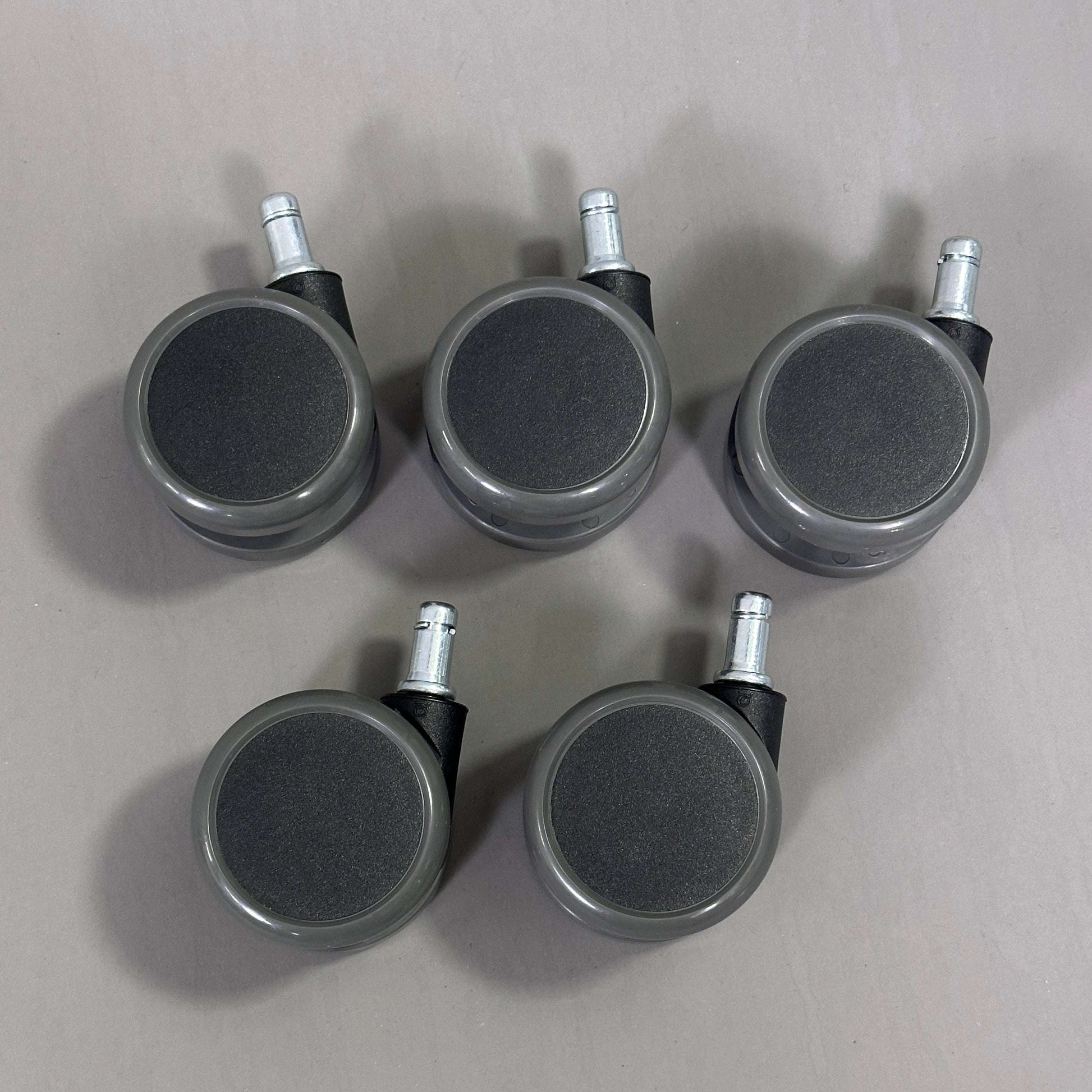 Neue Stuhlrollen 5er-Set Universalrollen für Hart- und Weichböden Made in Germany