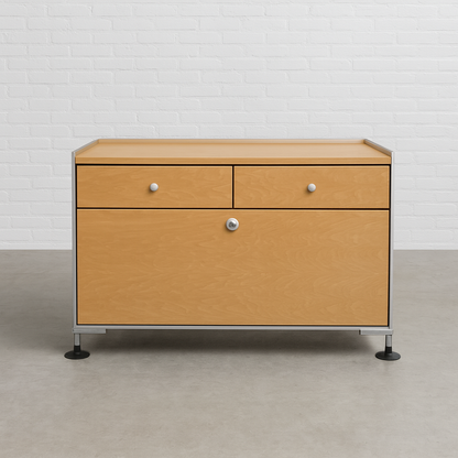 Vitra Spatio Side Cabinet Birke