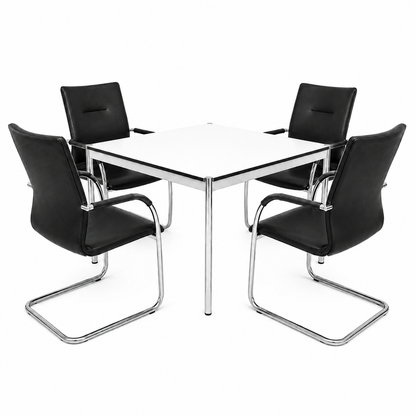 Paket: 4 x Brunner Plaza Leder schwarz [Sonderposten]