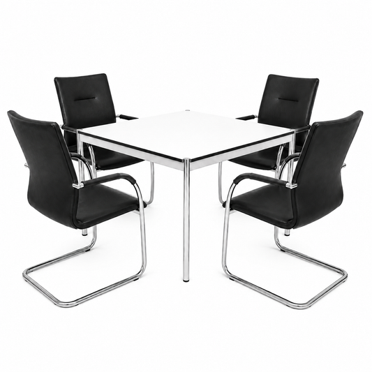 Paket: 4 x Brunner Plaza Leder schwarz [Sonderposten]