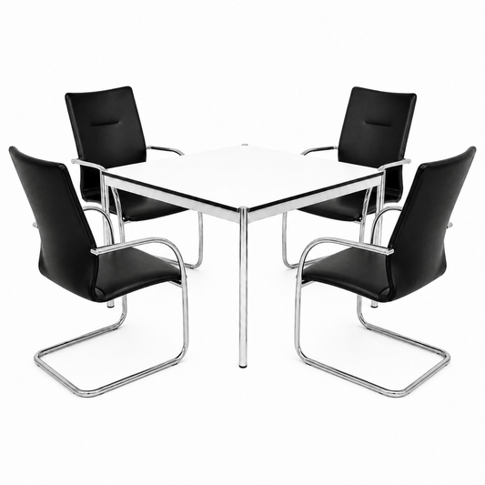 Paket: 4 x Brunner Plaza Leder schwarz [Sonderposten]