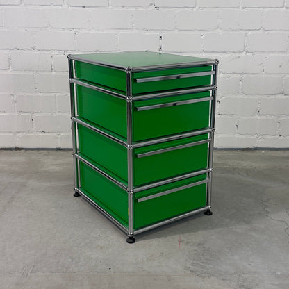 USM Haller Standcontainer Grün 4 Auszüge