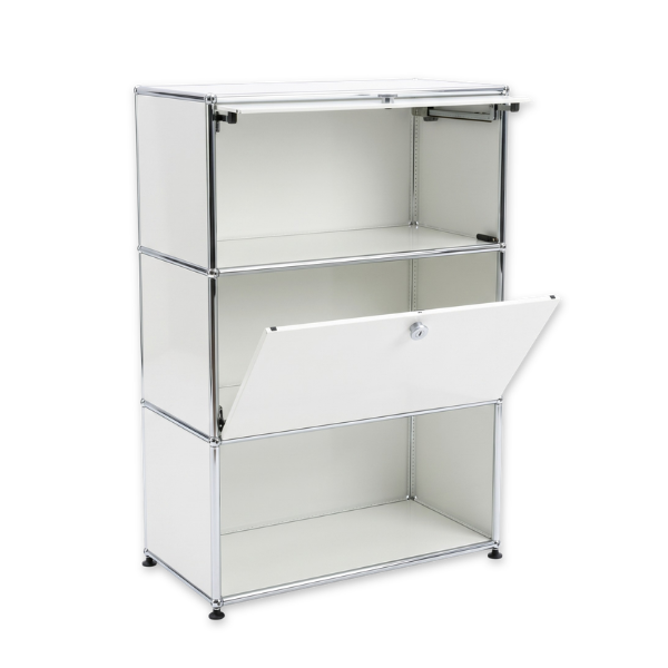 USM Haller Highboard 1x3 weiß