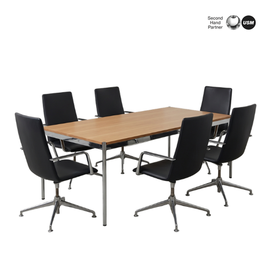 Besprechungs-Set für 6 Personen: USM/Brunner