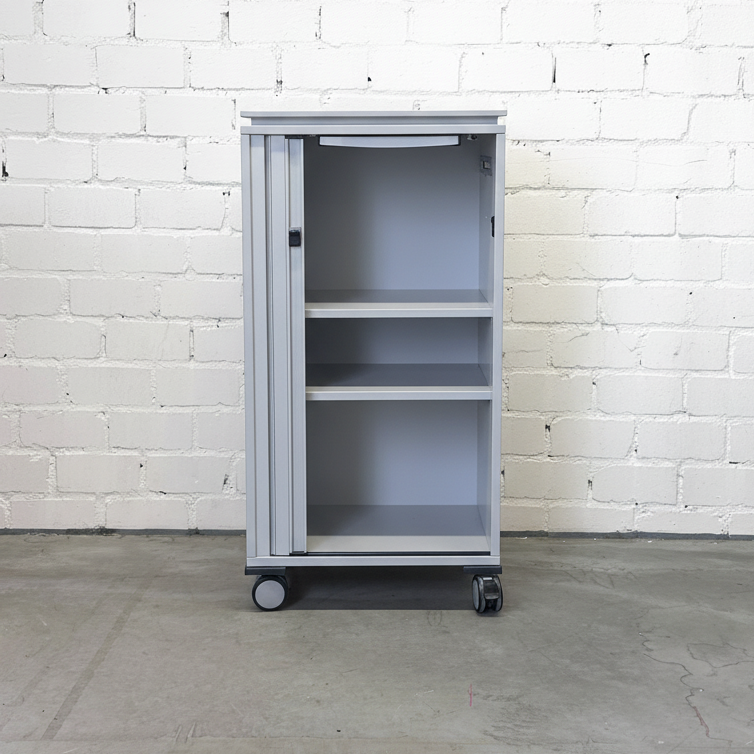 Steelcase Aktencaddy / Rollschrank Moby lichtgrau