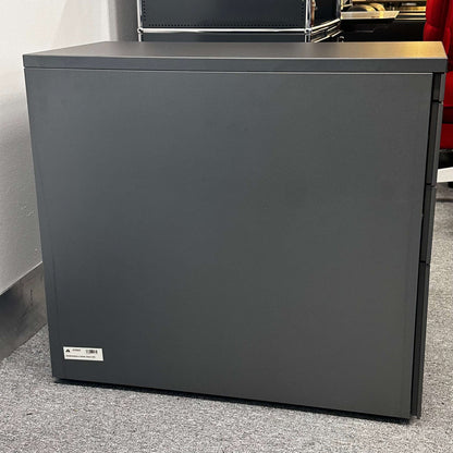 Steelcase Anstellcontainer anthracite wood cabinet 42x80x72cm