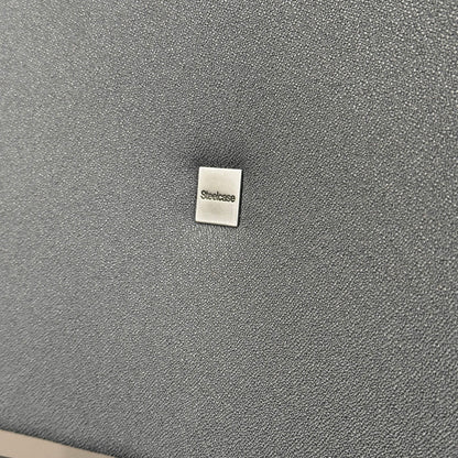 Steelcase Please Bürostuhl grau mit silber lackiertem Metallgestell und ergonomischen Einstellfunktionen