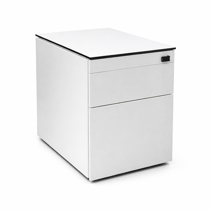 Steelcase Rollcontainer 3 Schubladen weiß