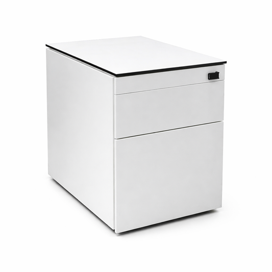 Steelcase Rollcontainer 3 Schubladen weiß