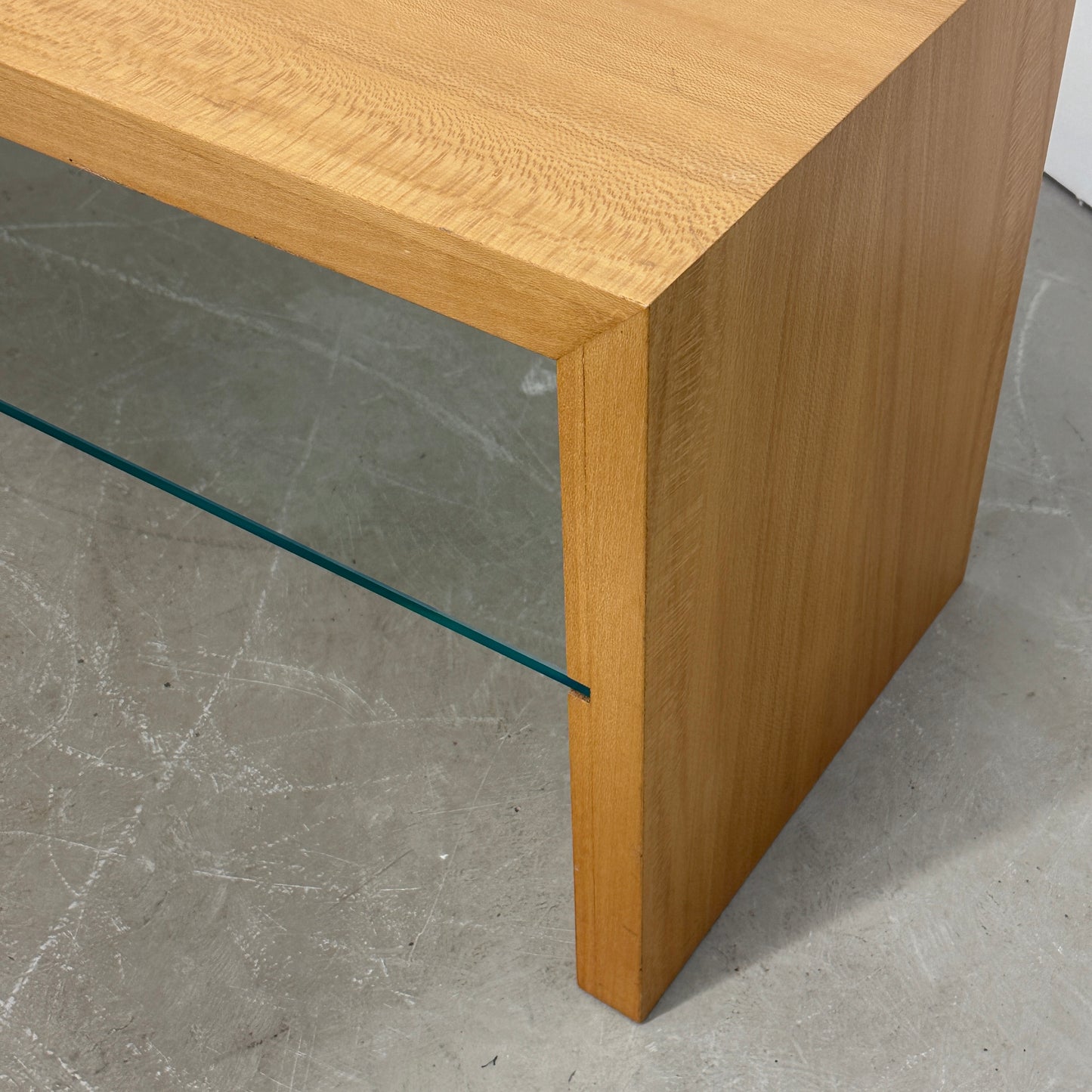 Lowboard Holz / Glas 160cm