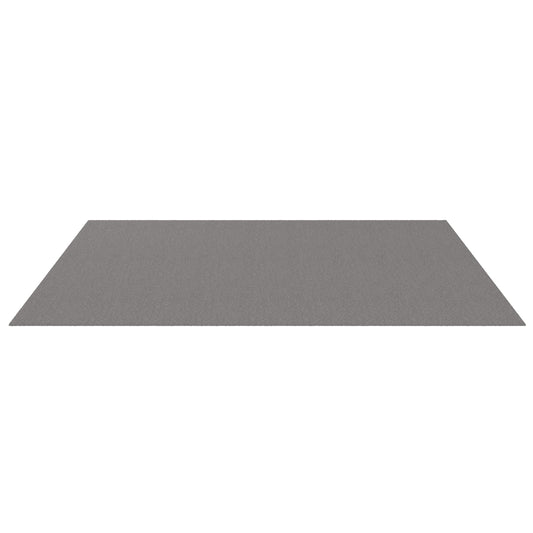 Grauer Object Carpet RugX kurzflor Teppich, 380x170cm, rechteckig und rutschfest.