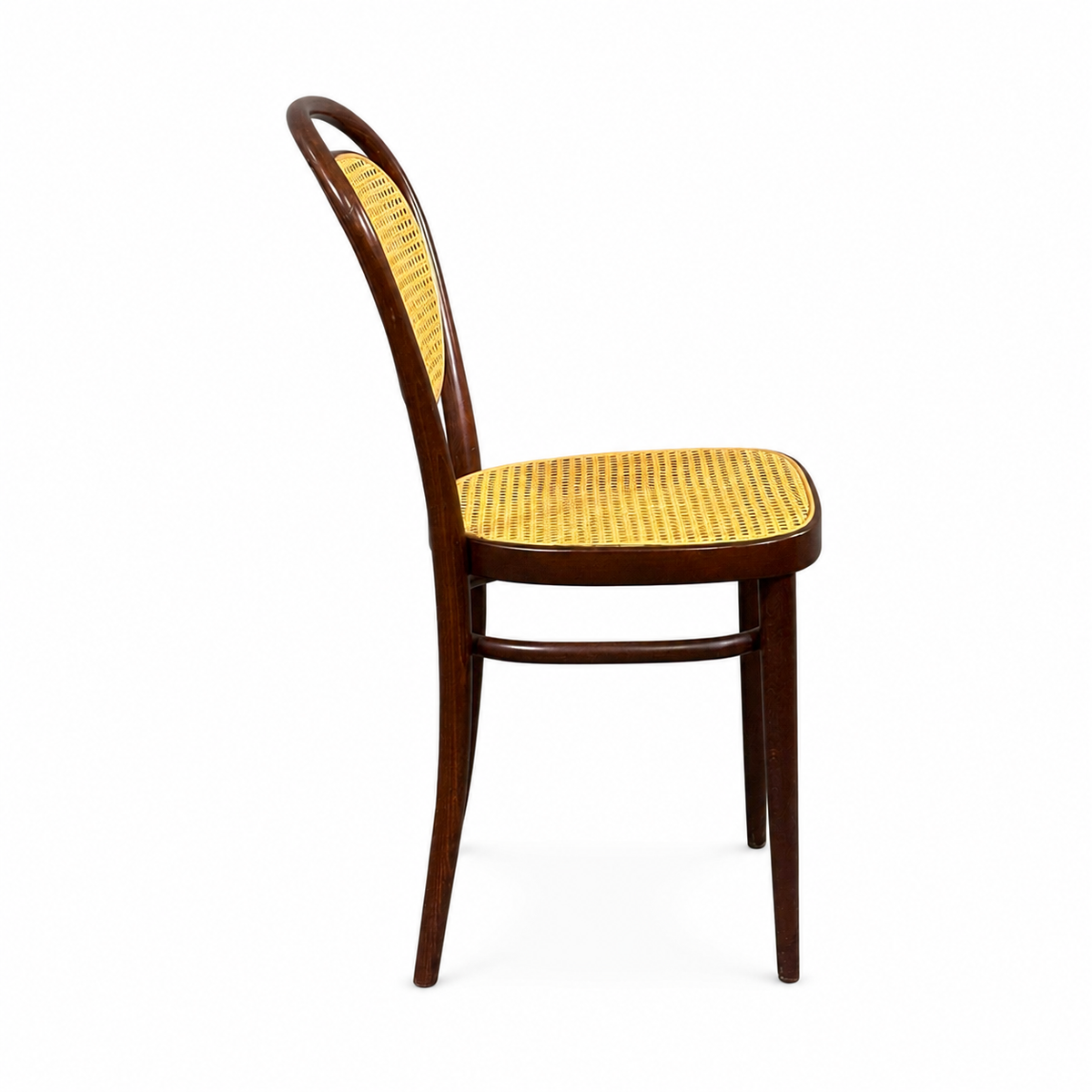 Thonet Stuhl 215r braun Korb natur