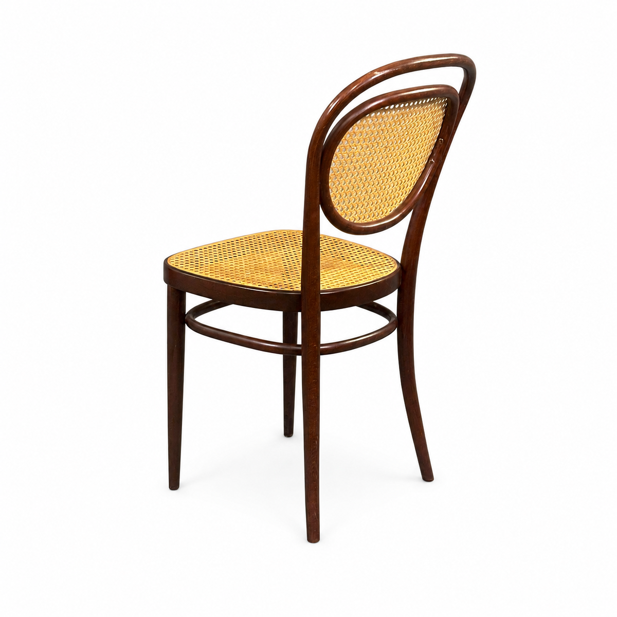 Thonet Stuhl 215r braun Korb natur