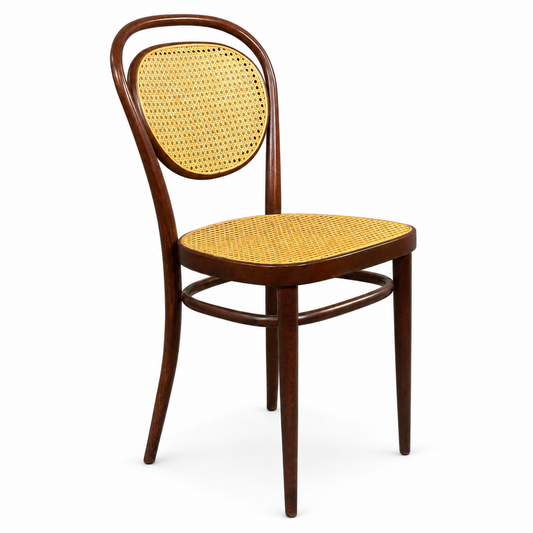 Thonet Stuhl 215r braun Korb natur