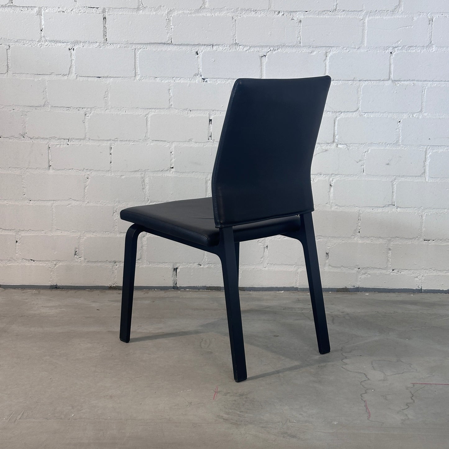 COR Fino Lederstuhl schwarz