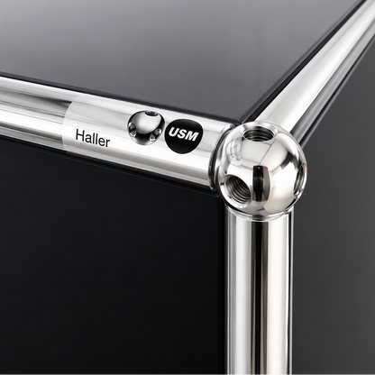 USM Haller 1x2 anthrazit 1x Klappe