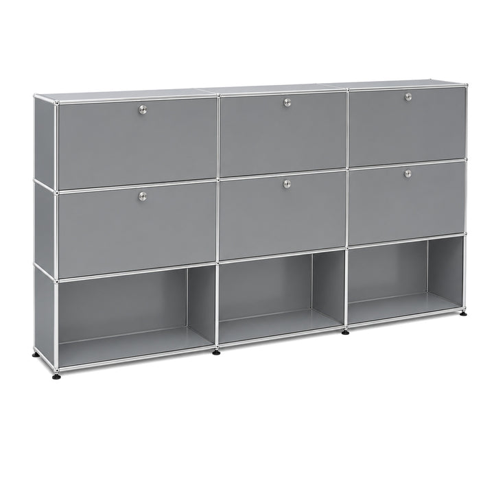 USM Haller 3x3 Mittelgrau