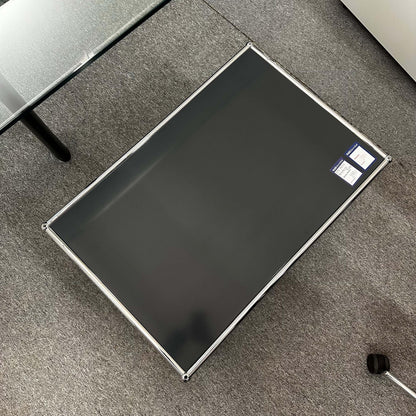USM Haller Beistelltisch anthracite side table 75x40x50 cm on carpet