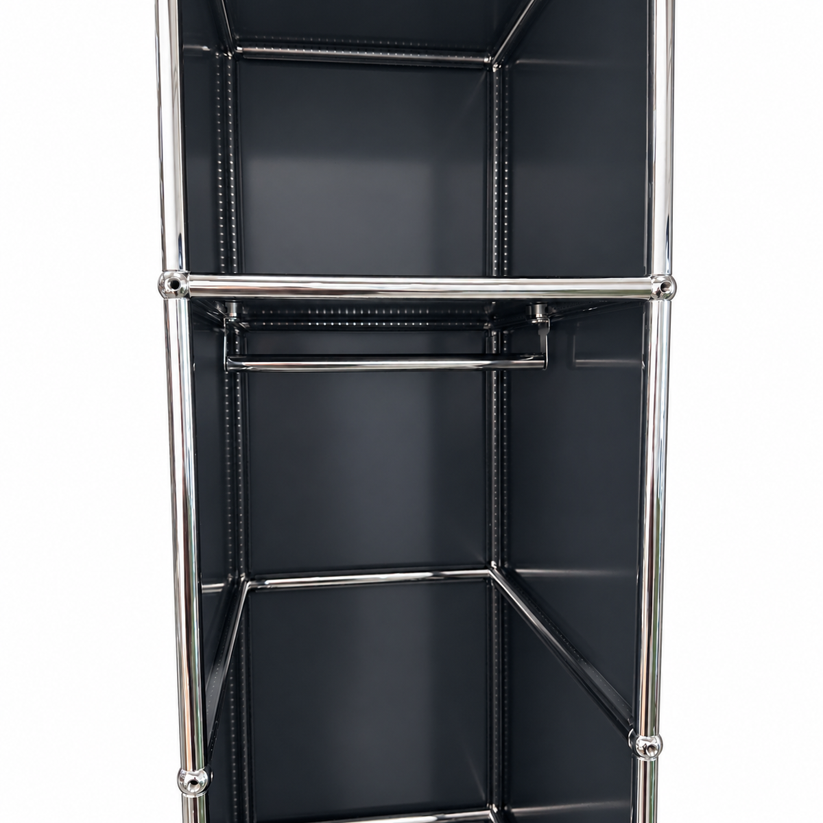 USM Haller Garderobe 1x6 anthrazit 1 Klappe