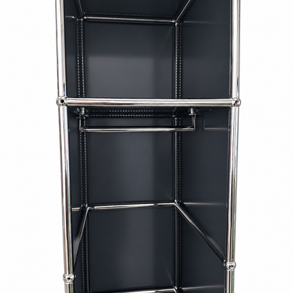 USM Haller Garderobe 1x6 anthrazit 1 Klappe