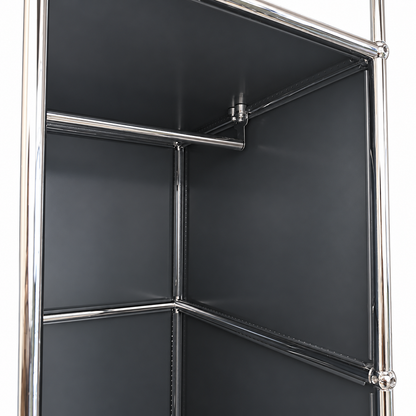USM Haller Garderobe 1x6 anthrazit 1 Klappe