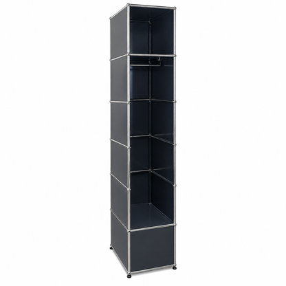 USM Haller Garderobe 1x6 anthrazit 1 Klappe