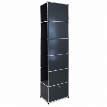 USM Haller Garderobe 1x6 anthrazit 1 Klappe