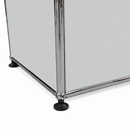 USM Haller Highboard 1x3 lichtgrau 2 Auszüge + Klappe