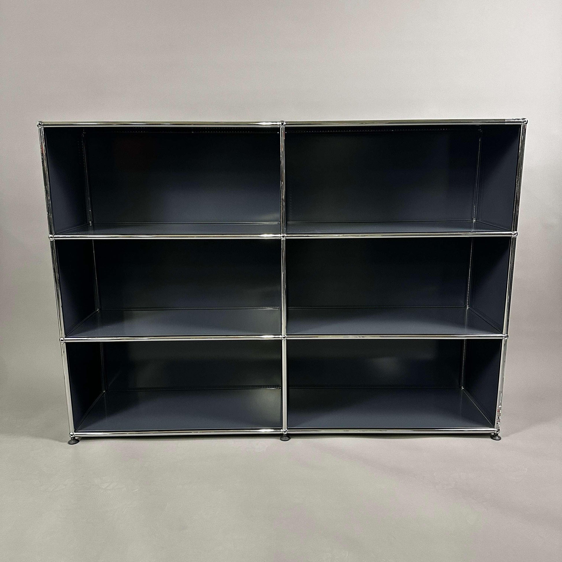 USM Haller Highboard 2x3 offen anthrazitgrau Regal in neuwertigem Zustand 152x109x38 cm