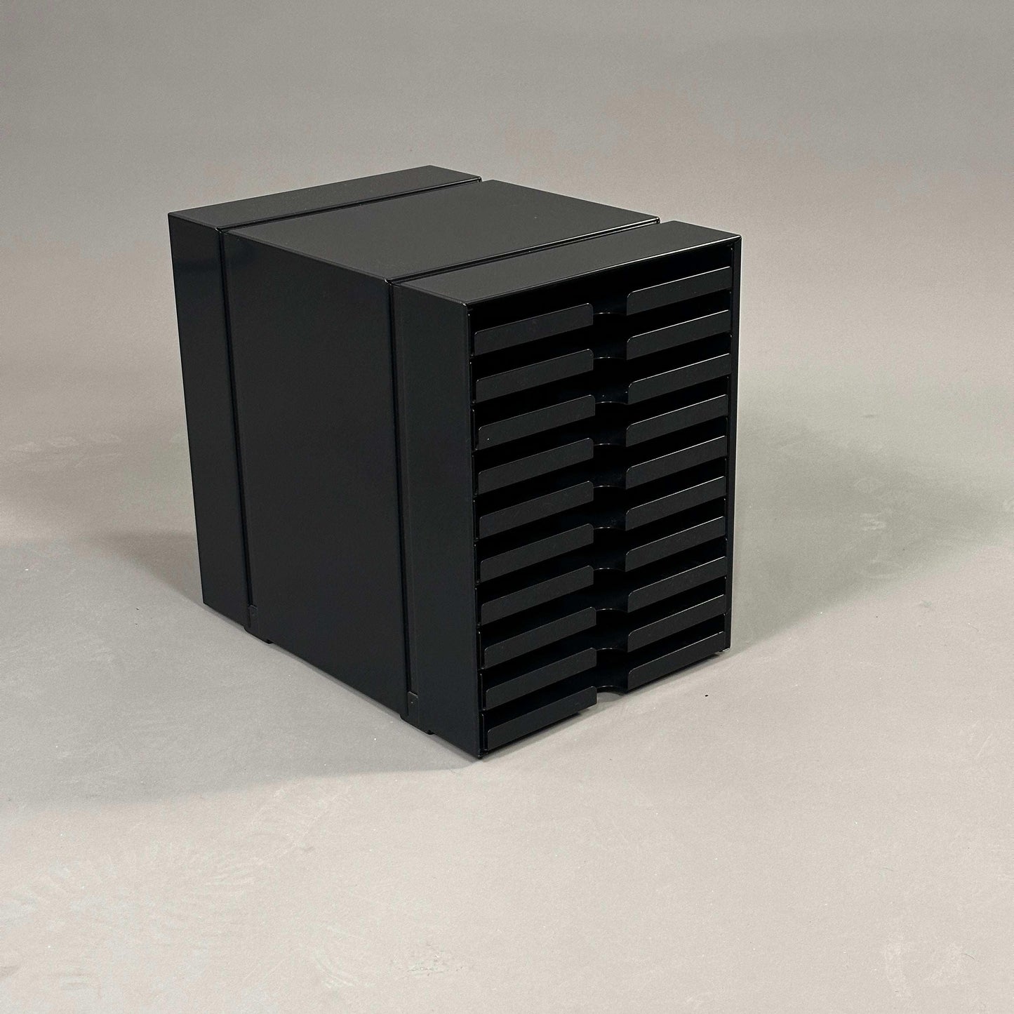 USM Haller Inos Kasten-Set schwarz mit 10 Schubladen, graphitschwarz, 31,5x24x33,5 cm