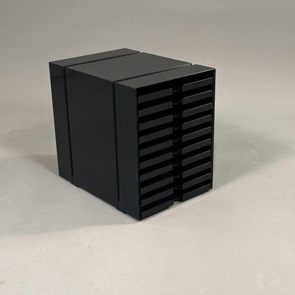 USM Haller Inos Kasten-Set schwarz mit 10 Schubladen, graphitschwarz, 31,5x24x33,5 cm