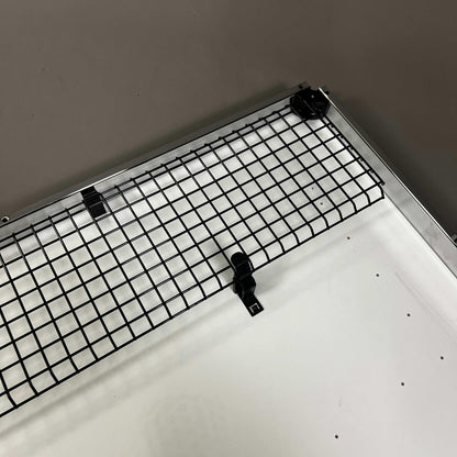USM Haller Kabelkorb foldable black metal cable organizer mounted under desk for cable management