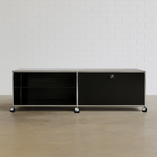 USM Haller Lowboard 2x1 schwarz
