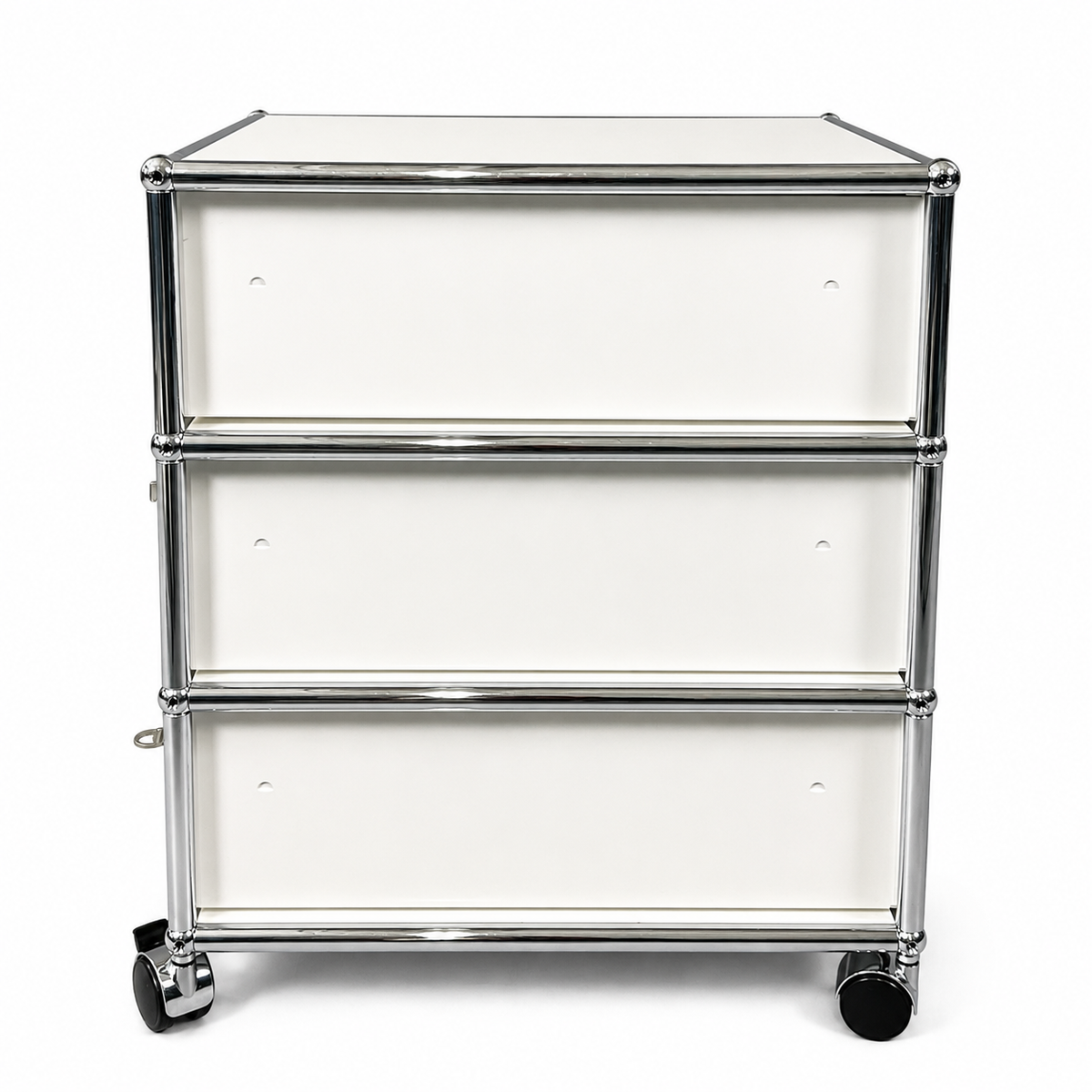 USM Haller Rollcontainer weiß (3 Auszüge)