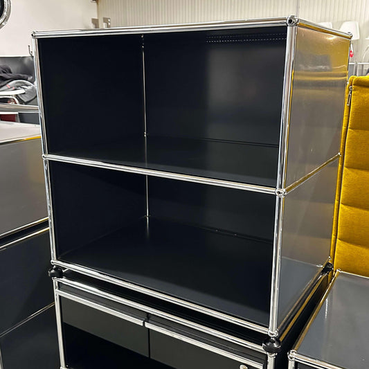 USM Haller Sideboard in anthracite with 1x2 open compartments and 50cm depth