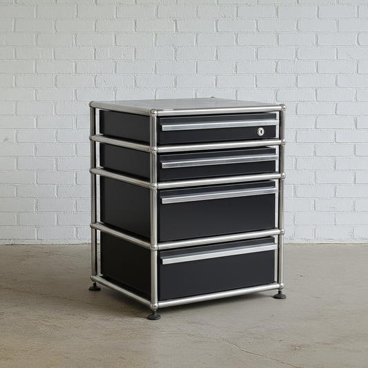 USM Haller Standcontainer schwarz (4 Schubladen) [AKTION -400€]