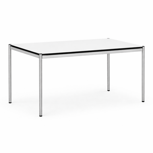 USM Haller Tisch 175x75cm perlgrau/weiß