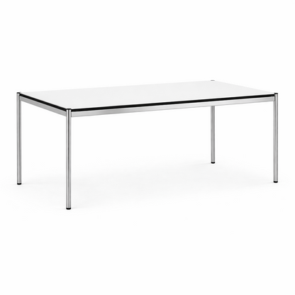 USM Haller Tisch 175x100cm perlgrau/weiß