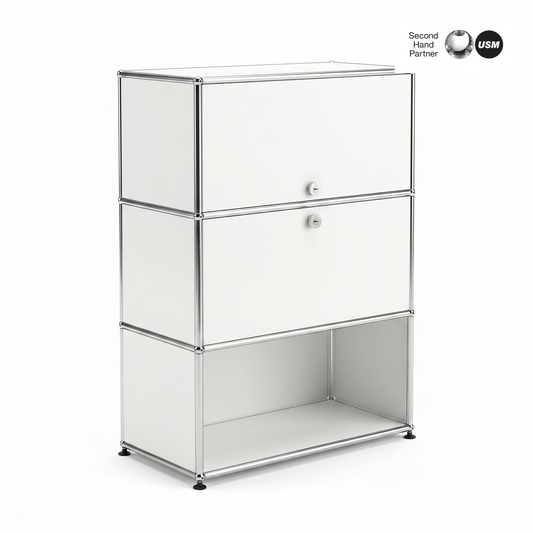 USM Haller Highboard 1x3 weiß